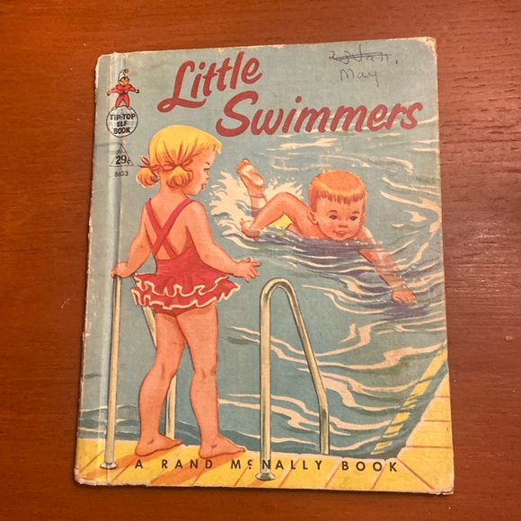 Little Swimmers 1950 Rand McNally - Picture 1 of 1
